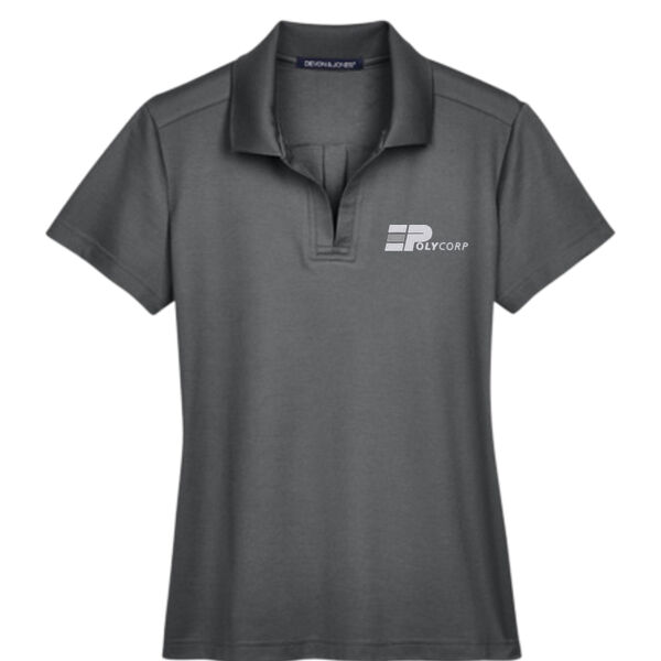 Embroidered Ladies Performance Plaited Polo Thumbnail
