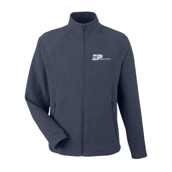 Embroidered Men's Spirit Textured Full-Zip Thumbnail