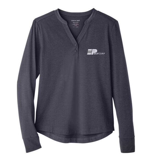 Embroidered Ladies Snap-Up Stretch Performance Pullover Thumbnail